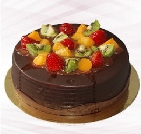 Gurme Zengin Tatlı 6-9 Kişilik Meyveli Çikolatalı