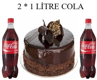 Klasik Çikolata Keyfi: Pasta ve 2x1 Lt Cola Paketi