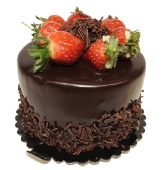 Sevgililere Özel 2-3 Kişilik Çikolatalı Pasta